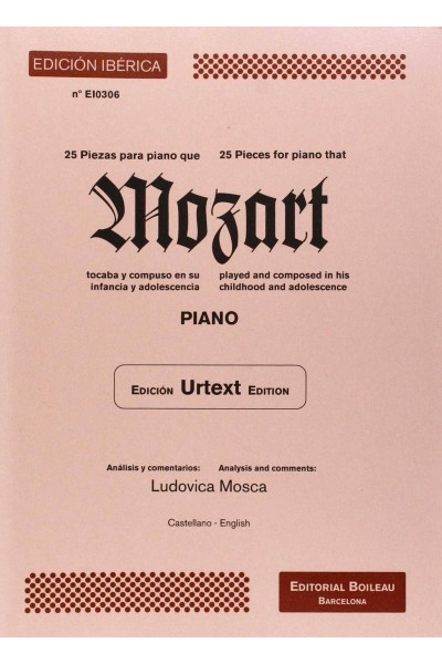 25 PIEZAS QUE MOZART TOCABA Y COMPUSO EN SU INFANCIA...