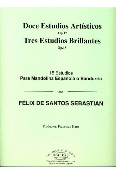 EST.ARTÍSTICOS OP.17/EST.BRILLANTES OP.18