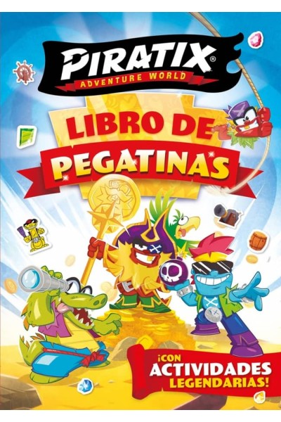 PIRATIX. ACTIVIDADES - LIBRO DE PEGATINAS
