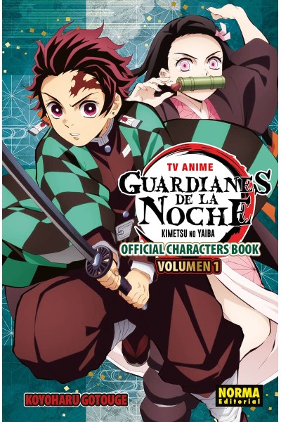 TV ANIME GUARDIANES DE LA NOCHE OFFICIAL CHARACTER BOOK 01