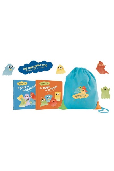 PACK LOS FANTASMÁTICOS: 2 DIVERTIDOS CUENTOS + MOCHILA INFANTIL DE REGALO