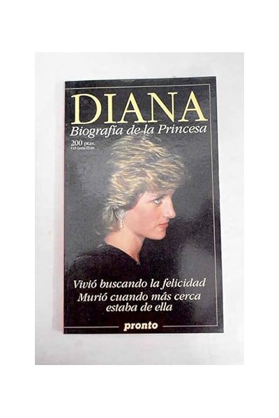 DIANA (Diana de Gales). Biografía de la princesa.