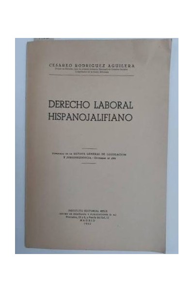 DERECHO LABORAL HISPANOJALIFIANO
