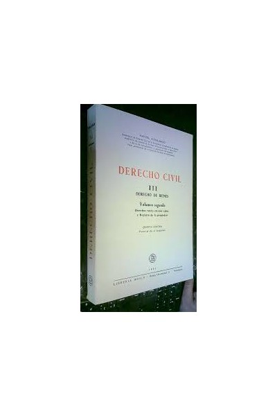Derecho civil. t.III-1º. parte general y derecho de propiedad