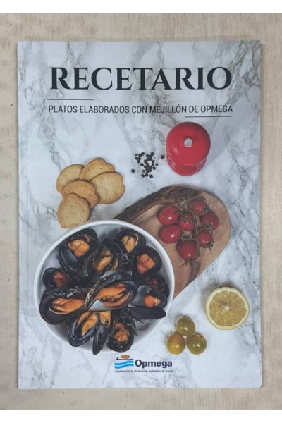RECETARIO. PLATOS ELABORADOS CON MEJILLÓN DE OPMEGA.