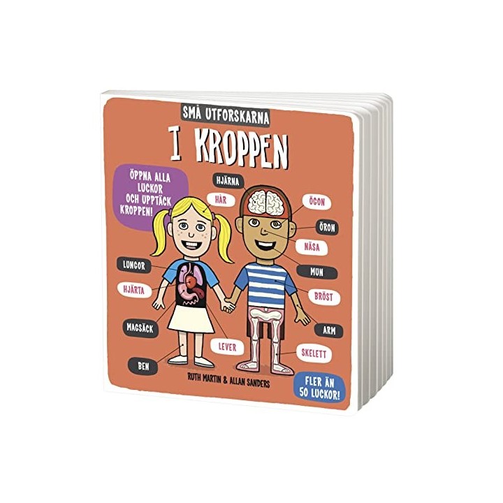 Små Utforskarna: I Kroppen (LIBRO ANATOMIA CON SOLAPAS)